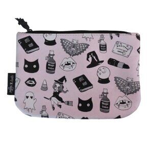 🐈‍ 3/$15 New IPSY Glam Bag -  Halloween Cat Pink Magic Potion Makeup Bag Travel